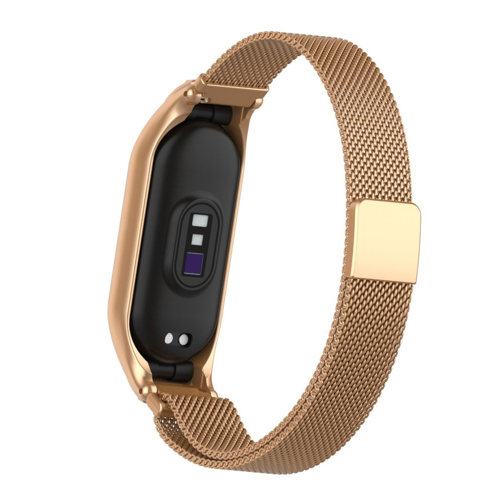 Mega holdbart Xiaomi Mi Band 7 Metal Rem - Guld#serie_10