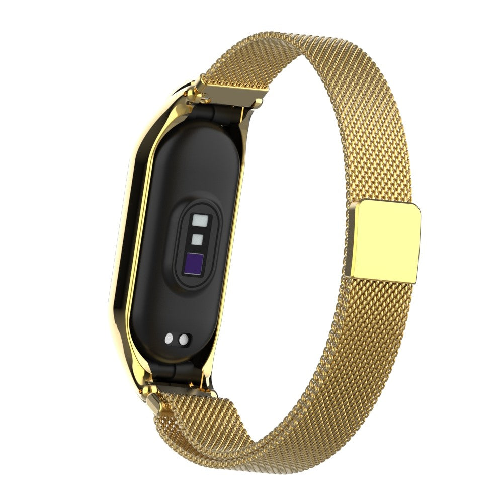 Mega holdbart Xiaomi Mi Band 7 Metal Rem - Guld#serie_17