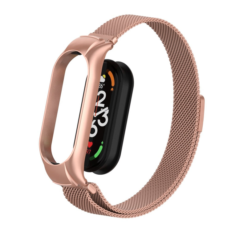 Mega holdbart Xiaomi Mi Band 7 Metal Rem - Pink#serie_7