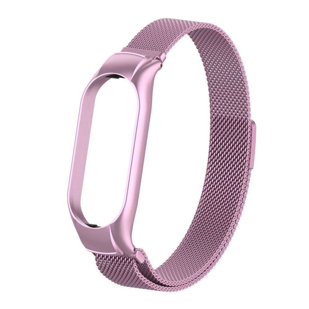 Mega holdbart Xiaomi Mi Band 7 Metal Rem - Pink#serie_9