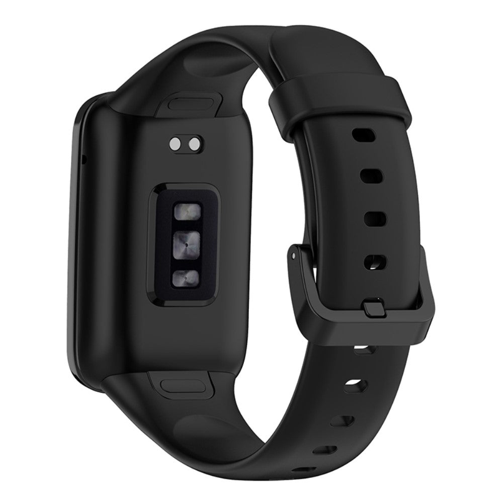 Nydelig Xiaomi Mi Band 7 Pro Silikone Urrem - Sort#serie_1