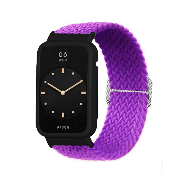 Holdbart Xiaomi Mi Band 7 Pro Nylon Rem - Lilla#serie_11