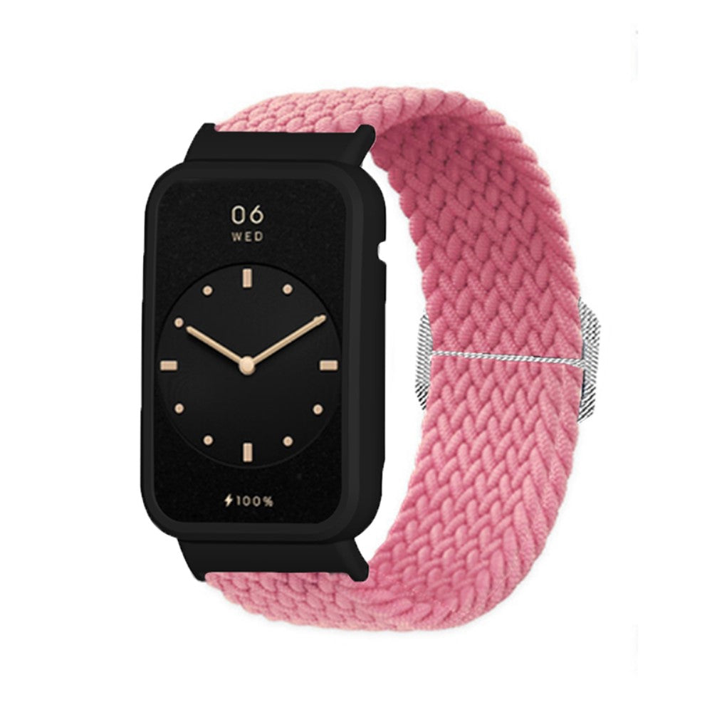 Holdbart Xiaomi Mi Band 7 Pro Nylon Rem - Pink#serie_2