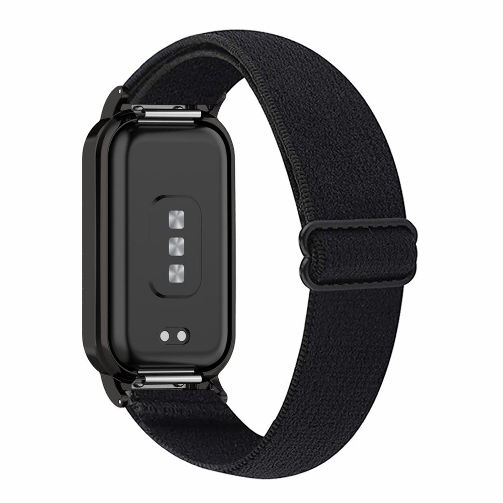 Sejt Nylon Rem passer til Xiaomi Redmi Band 2 - Sort#serie_5