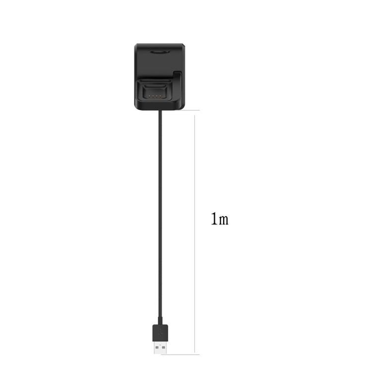 1m Plastik Xiaomi Mi Watch USB Opladningskabel - Sort#serie_016