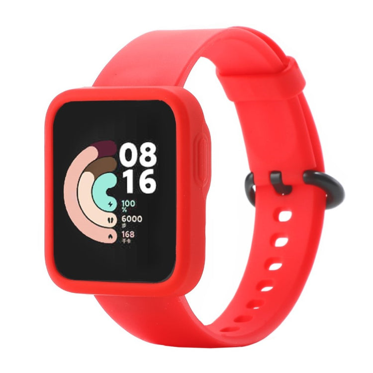 Xiaomi Redmi Watch Enkel Silikone Bumper  - Rød#serie_2