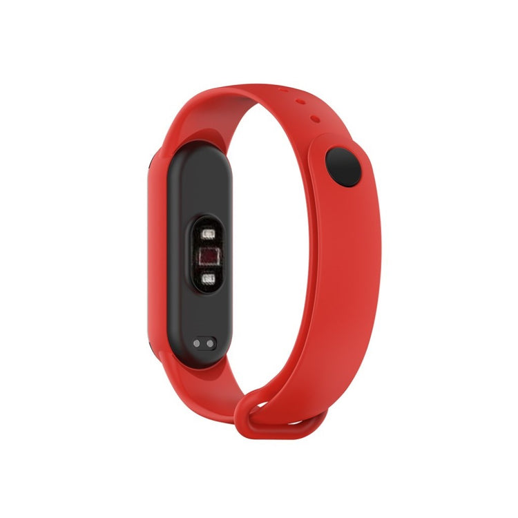 Mega fed Xiaomi Mi Band 5 Silikone Rem - Rød#serie_4