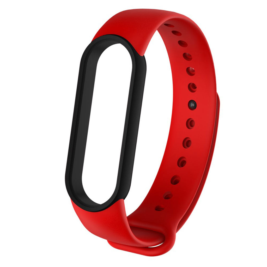 Fremragende Xiaomi Mi Band 5 Silikone Rem - Rød#serie_4