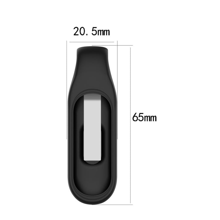 Flot Xiaomi Mi Band 5 Silikone Cover - Sort#serie_1