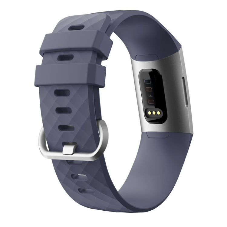 Stilren Fitbit Charge 4 / Fitbit Charge 3 Silikone Rem - Størrelse: S - Blå#serie_9