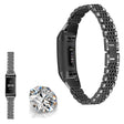 Fin Fitbit Charge 4 / Fitbit Charge 3 Metall og Strass Reim