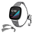 Eminent Fitbit Versa 3 / Fitbit Sense Metall og Strass Reim