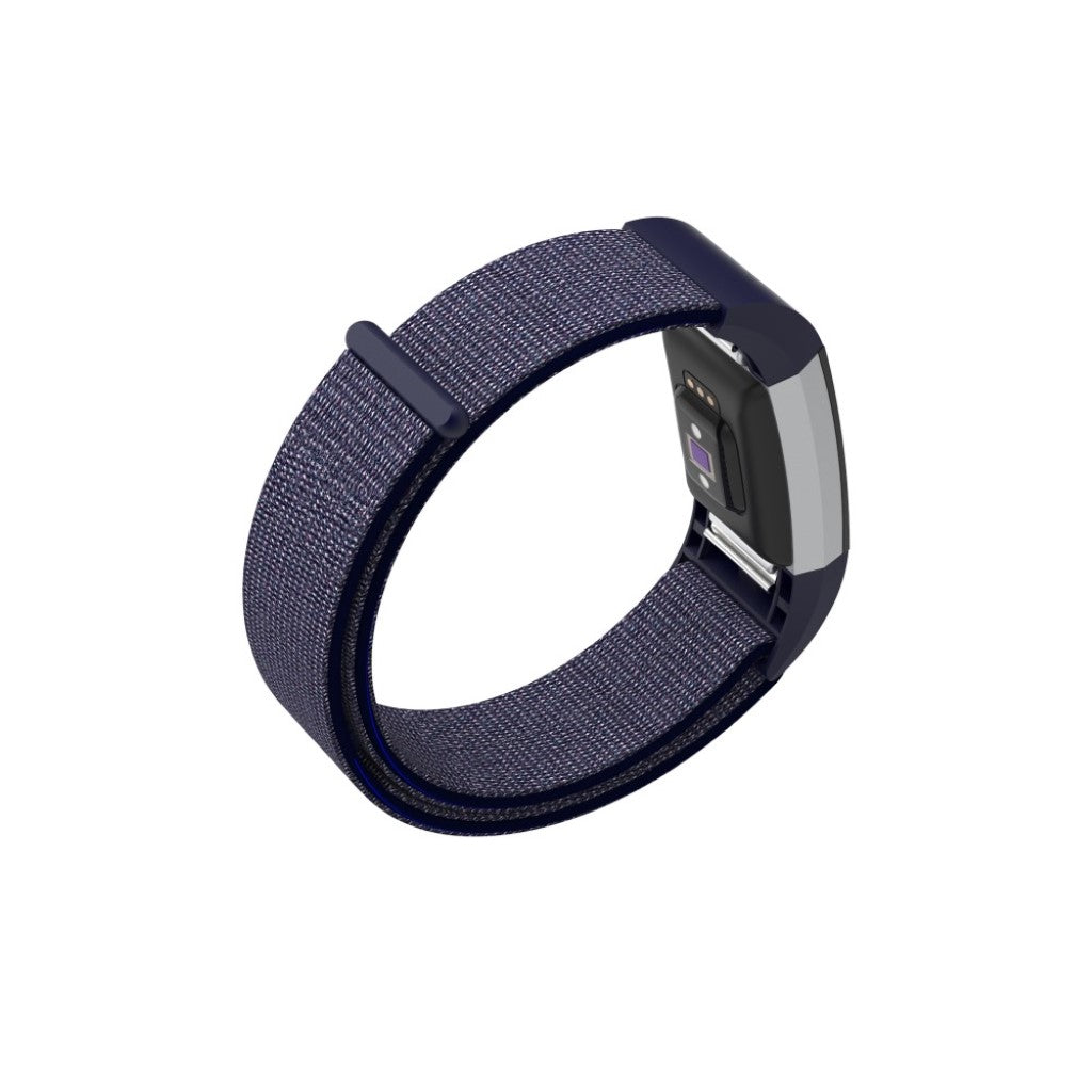 Smuk Fitbit Charge 2 Nylon Rem - Lilla#serie_1