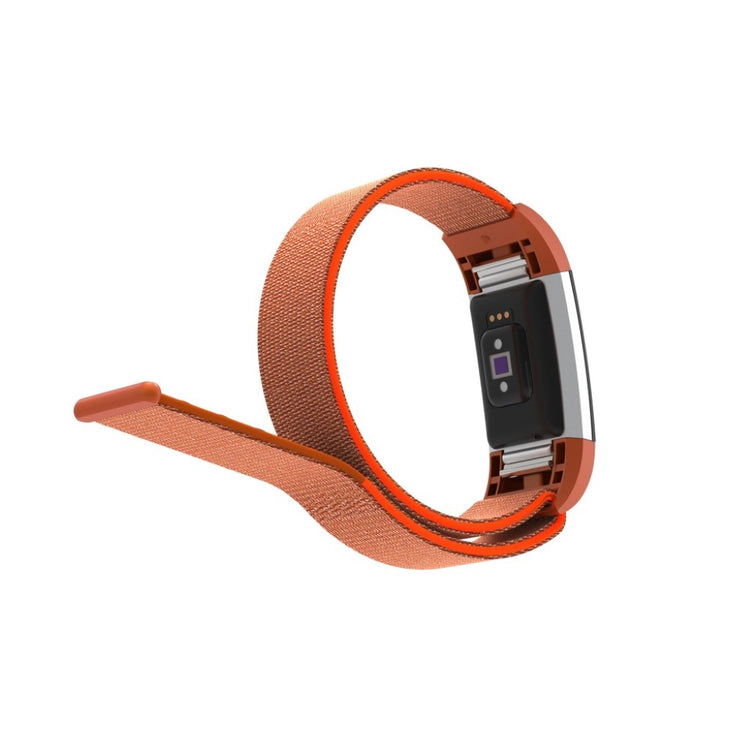 Smuk Fitbit Charge 2 Nylon Rem - Orange#serie_4