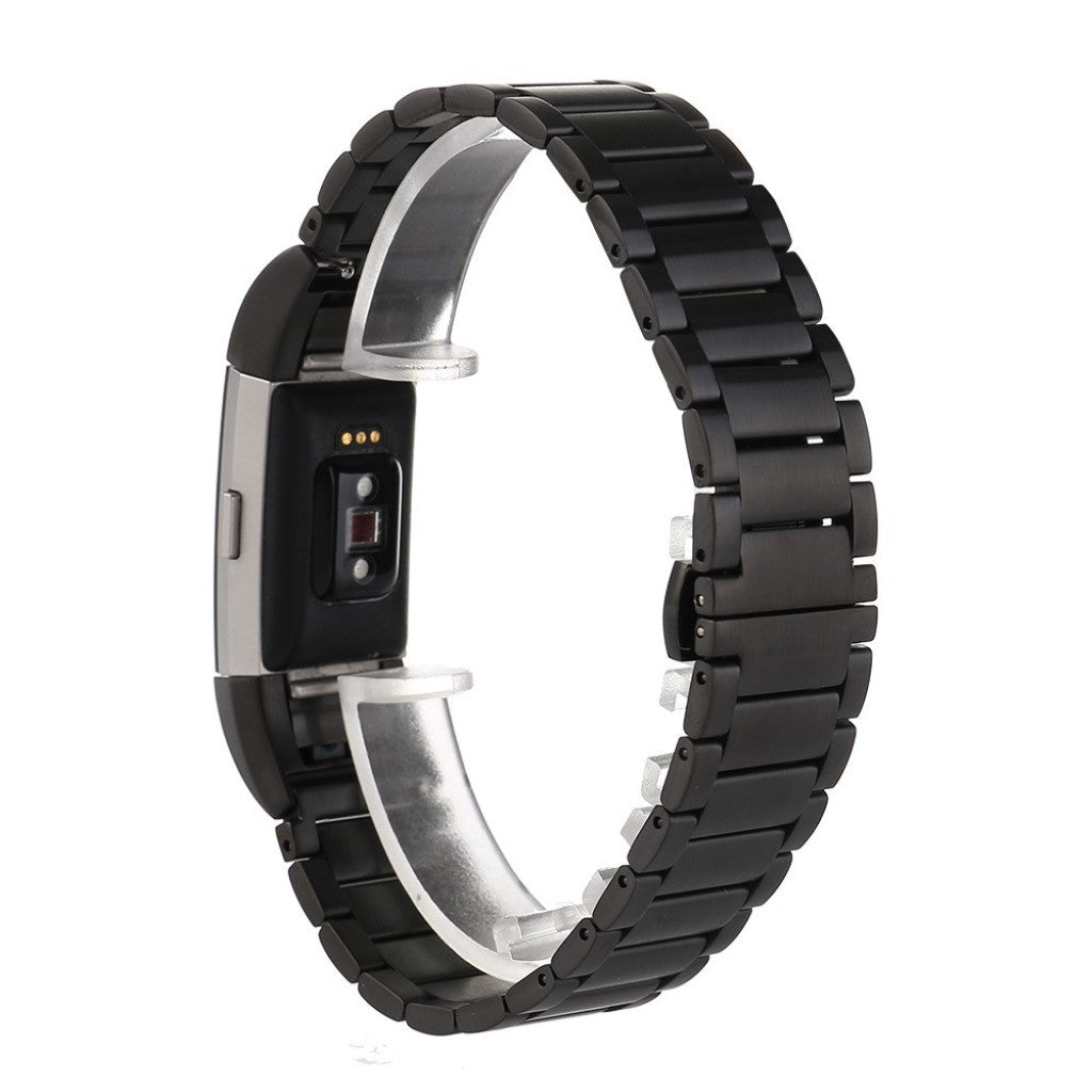 Super fantastisk Fitbit Charge 2 Metal Rem - Sort#serie_1