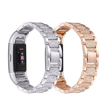 Meget flot Fitbit Charge 2 Metal Rem - Sølv#serie_2