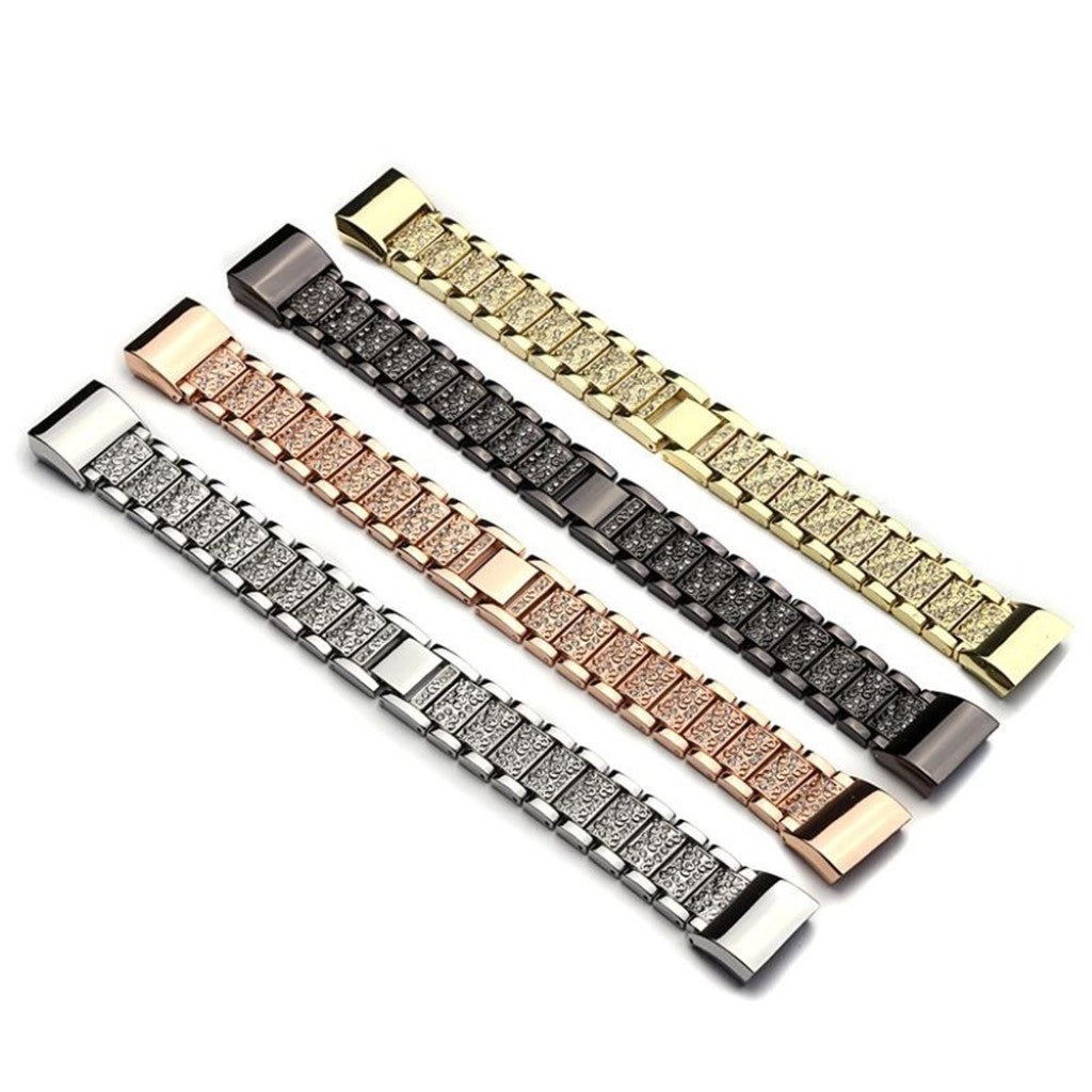 Meget flot Fitbit Charge 2 Metal Rem - Sølv#serie_2