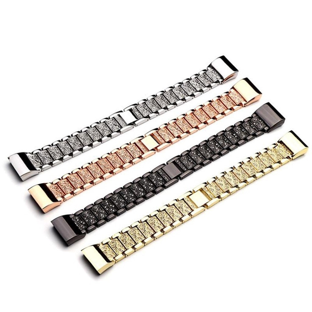Meget flot Fitbit Charge 2 Metal Rem - Guld#serie_3