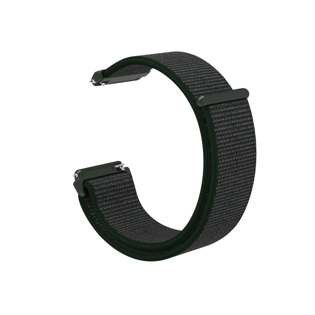 Super hårdfør Fitbit Versa Nylon Rem - Grøn#serie_1