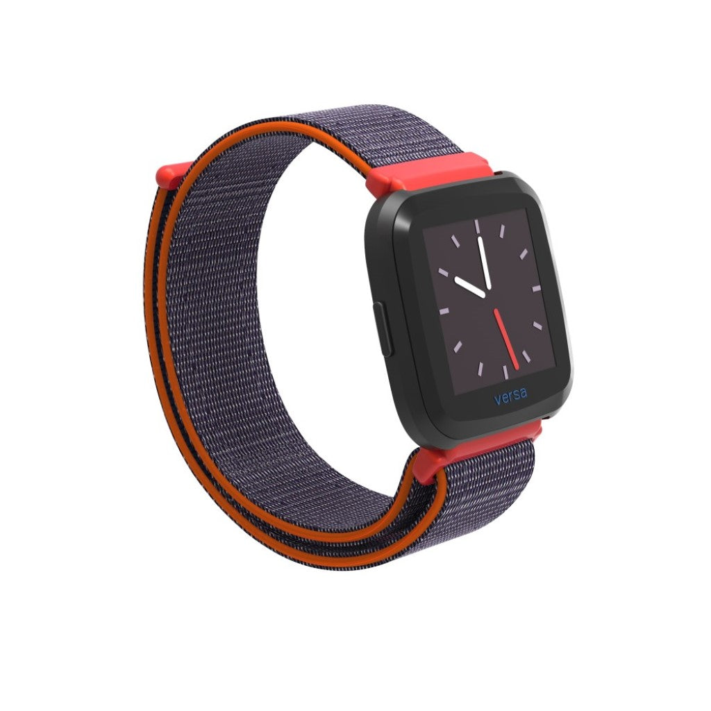 Super hårdfør Fitbit Versa Nylon Rem - Flerfarvet#serie_7