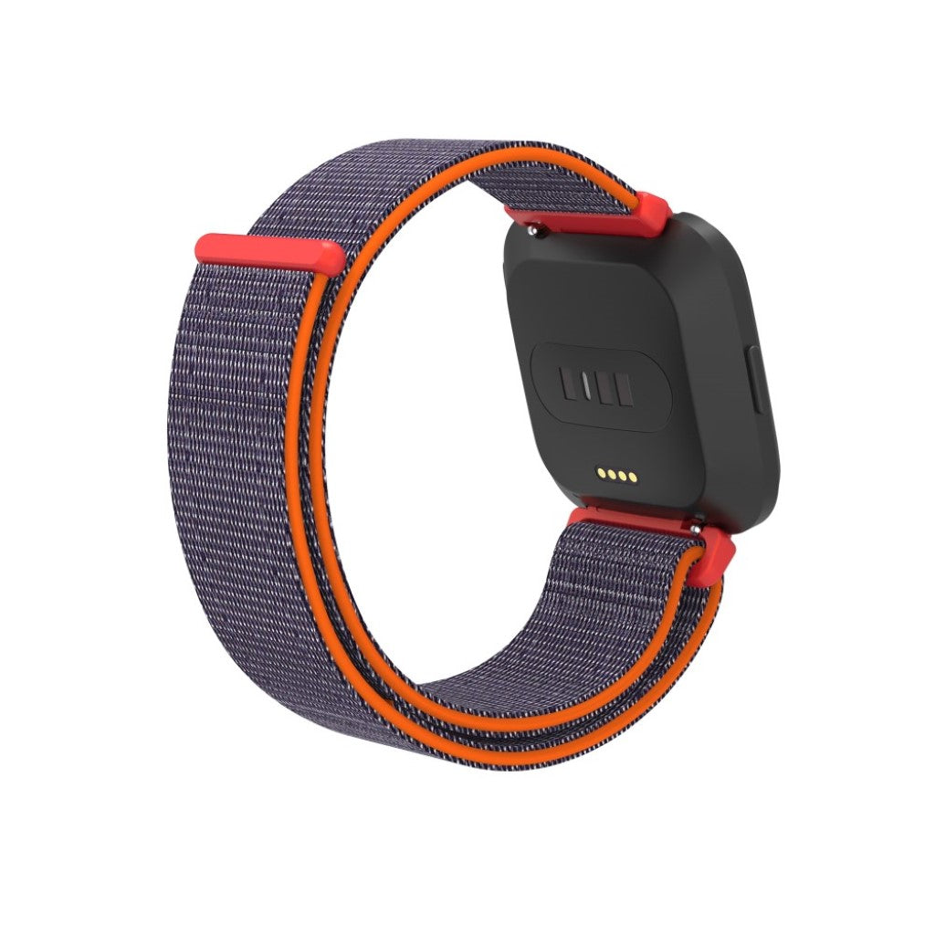 Super hårdfør Fitbit Versa Nylon Rem - Flerfarvet#serie_7