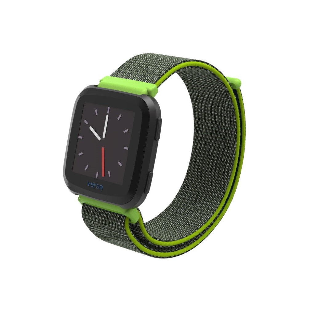 Super hårdfør Fitbit Versa Nylon Rem - Flerfarvet#serie_9