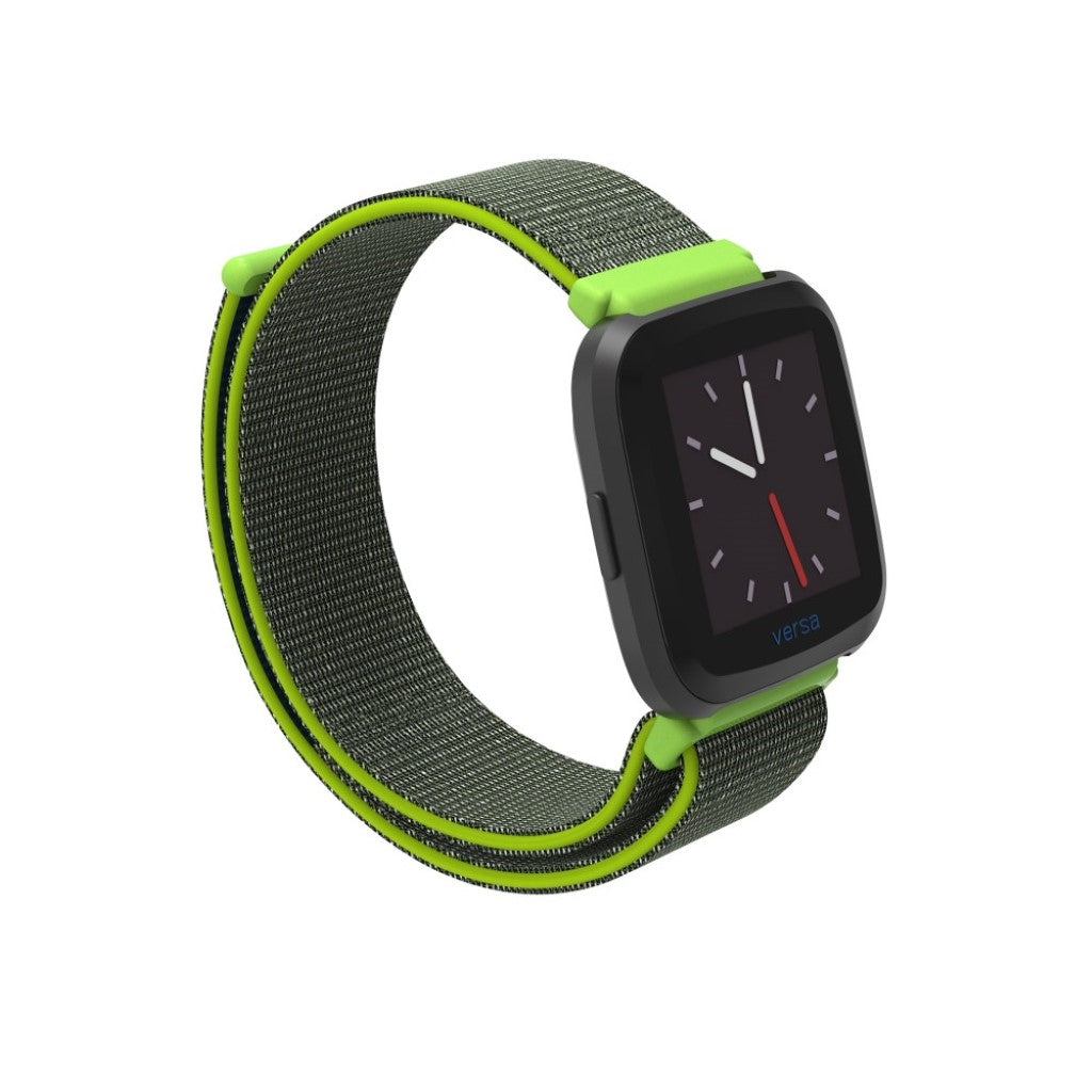 Super hårdfør Fitbit Versa Nylon Rem - Flerfarvet#serie_9