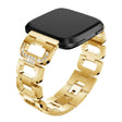 Mega behagelig Fitbit Versa Metall og Strass Reim