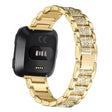 Utrolig ryddig Fitbit Versa Metall og Strass Reim