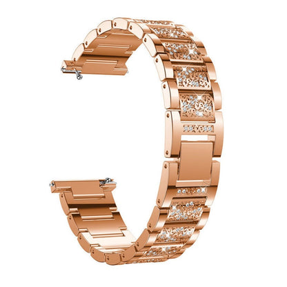 Super cool Fitbit Versa Metal og Rhinsten Rem - Flerfarvet#serie_3