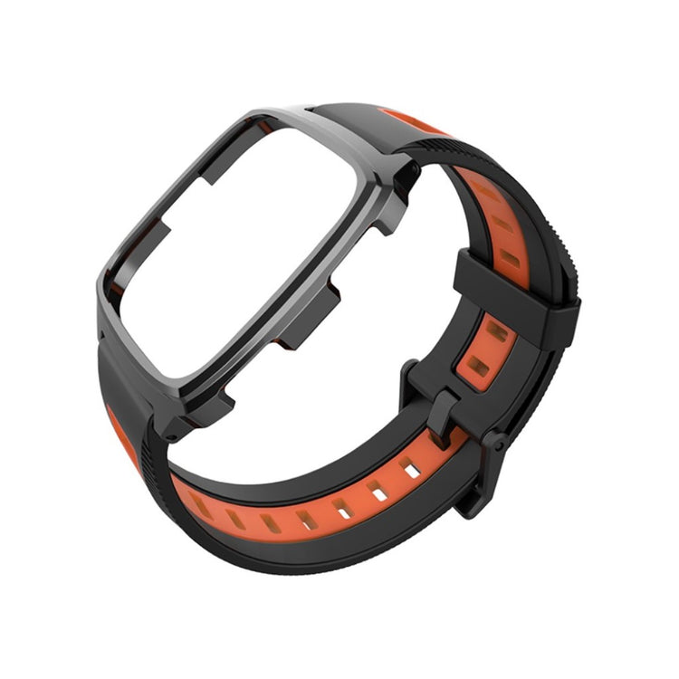 Glimrende Fitbit Versa Silikone Rem - Orange#serie_4