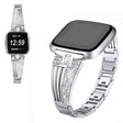 Utrolig tøff Fitbit Versa Metall og Strass Reim