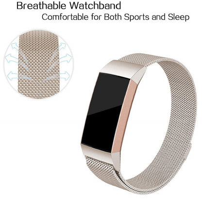 Meget skøn Fitbit Charge 3 Metal Rem - Flerfarvet#serie_2