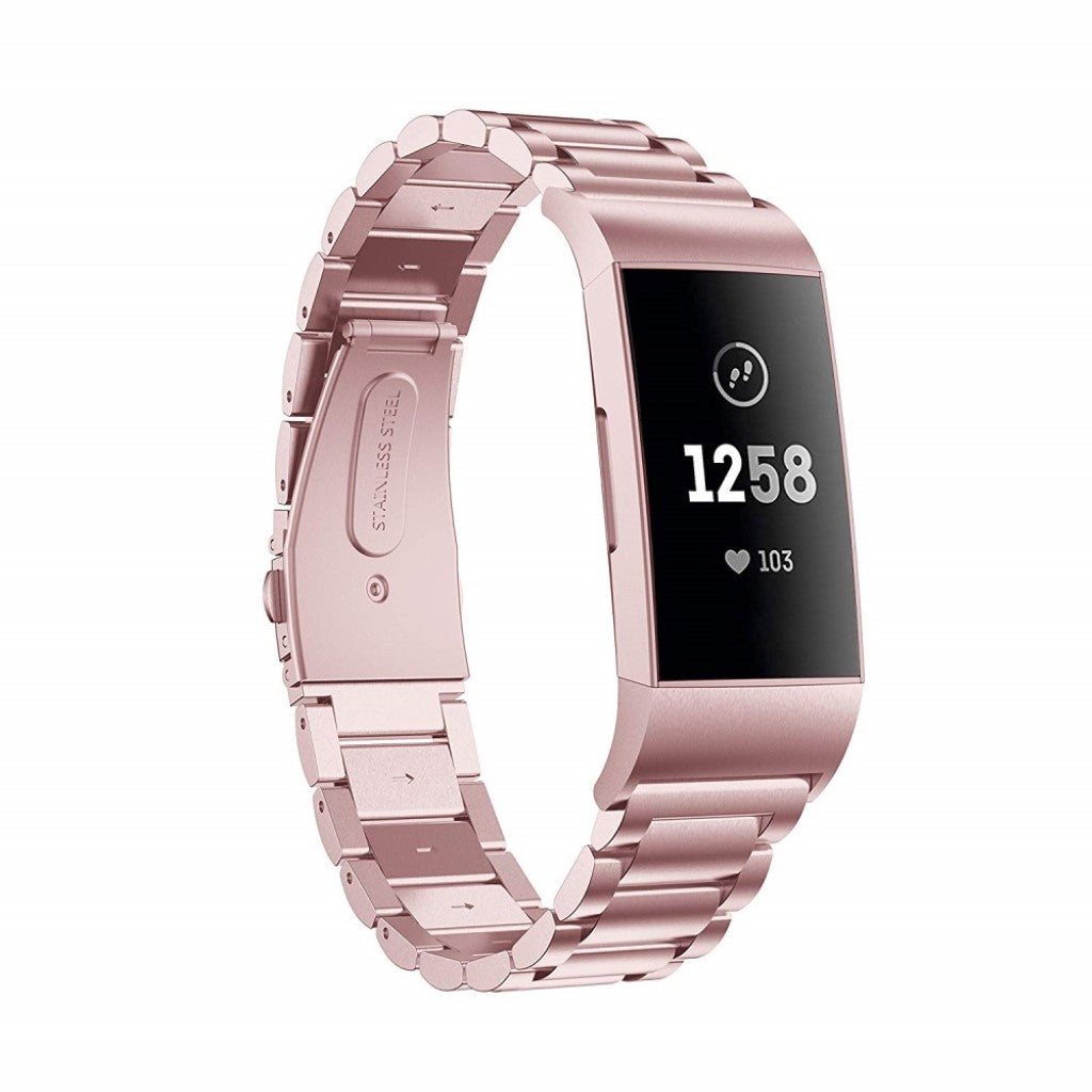 Meget slidstærk Fitbit Charge 3 Metal Rem - Flerfarvet#serie_2