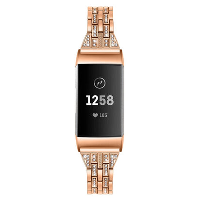 Vildt smuk Fitbit Charge 3 Plastik og Silikone Rem - Pink#serie_4