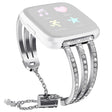 Fitbit Versa 2 / Fitbit Versa Lite Metall og Strass Reim