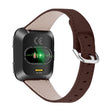 Moteriktig Fitbit Versa 2 / Fitbit Versa Lite Ekte lær Reim