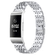Søt Fitbit Charge 4 / Fitbit Charge 3 Metall og Strass Reim
