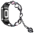 Søt Fitbit Charge 4 / Fitbit Charge 3 Metall og Strass Reim