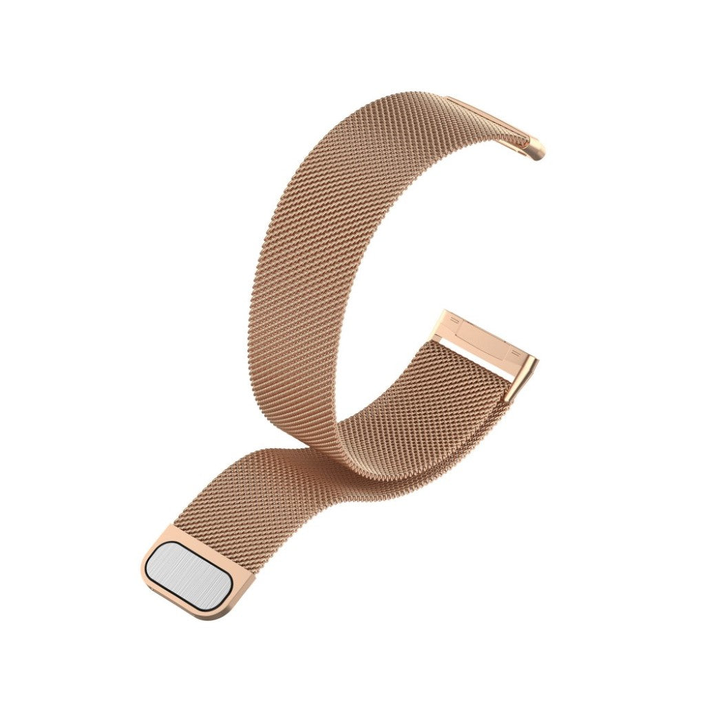 Super fint Fitbit Versa 3 / Fitbit Sense Metal Rem - Størrelse: S - Pink#serie_6