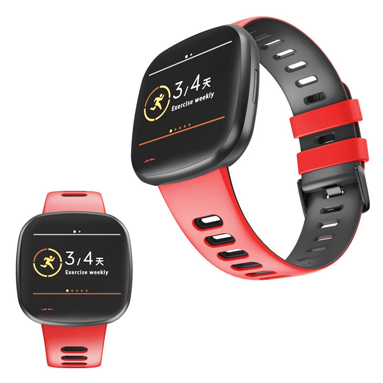 Flerfarvet Fitbit Versa 3 Silikone Urrem#serie_5