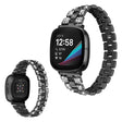 Eminent Fitbit Versa 3 / Fitbit Sense Metall og Strass Reim