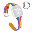 Veldig herlig Fitbit Versa 3 / Fitbit Sense Ekte lær Reim