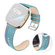 Utrolig bra Fitbit Versa 3 Ekte lær Reim