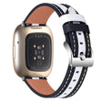 Utrolig tøff Fitbit Versa 3 Ekte lær Reim
