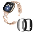Fitbit Sense / Fitbit Versa 3 Metall Reim med Deksel