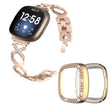 Fitbit Sense / Fitbit Versa 3 Metall Reim med Deksel