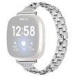 Veldig kult Fitbit Versa 3 Metall og Strass Reim