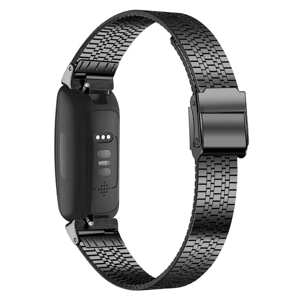 Slidstærk Fitbit Inspire 2 Metal Rem - Sort#serie_6