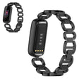 Mega moteriktig Fitbit Luxe Metall Reim
